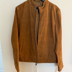 Cole Haan Men's Brown Suede Jacket